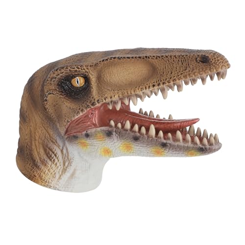 Kinder Dinosaurier Handpuppe Weiche Tierhandpuppe Interaktives Früherziehungsspielzeug Waschbares Gummispielzeug Rollenspiele Spielfigur Puppen Dinosaur Geschenk Lernspielzeug Zum Geschichtenerzählen von OhMill