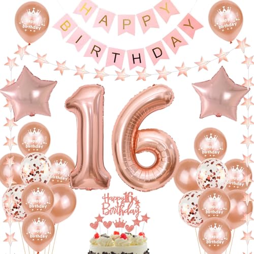 16. Geburtstag Deko Roségold, Luftballon 16. Geburtstag Mädchen, Geburtstagsdeko 16 Jahre Mädchen ballon 16 Geburtstag Mädchen Party deko, 16 Geburtstag Tortendeko 16 Mädchen Deko 16. Geburtstag 16. Geburtstag Deko Roségold, Luftballon 16. Geburtstag Mädchen, Geburtstagsdeko 16 Jahre Mädchen ballon 16 Geburtstag Mädchen Party deko, 16 Geburtstag Tortendeko 16 Mädchen Deko 16. Geburtstag von Ohaoduo