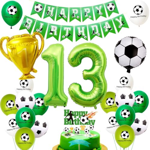 Fussball Luftballon 13. Geburtstag Grün Ballon 13 Geburtstag Junge Cake Topper Fußball Geburtstagsdeko 13 Jahre Kindergeburtstag Party Deko 13. Geburtstags Junge Kuchendeko 13 geburtstag Junge Fussball Luftballon 13. Geburtstag Grün Ballon 13 Geburtstag Junge Cake Topper Fußball Geburtstagsdeko 13 Jahre Kindergeburtstag Party Deko 13. Geburtstags Junge Kuchendeko 13 geburtstag Junge von Ohaoduo