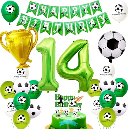 Fussball Luftballon 14. Geburtstag Grün Ballon 14 Geburtstag Junge Cake Topper Fußball Geburtstagsdeko 14 Jahre Kindergeburtstag Party Deko 14. Geburtstags Junge Kuchendeko 14 geburtstag Fussball Luftballon 14. Geburtstag Grün Ballon 14 Geburtstag Junge Cake Topper Fußball Geburtstagsdeko 14 Jahre Kindergeburtstag Party Deko 14. Geburtstags Junge Kuchendeko 14 geburtstag von Ohaoduo