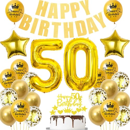 Gold Luftballon 50. Geburtstag,Gold 50 Jahre Geburtstag Party Dekoration,50. Geburtstagsdeko Mann Ballon,Deko 50. Geburtstag Junge Frau,Tortendeko 50 Jahre Geburtstag Gold,Ballon 50 Jahre Gold Luftballon 50. Geburtstag,Gold 50 Jahre Geburtstag Party Dekoration,50. Geburtstagsdeko Mann Ballon,Deko 50. Geburtstag Junge Frau,Tortendeko 50 Jahre Geburtstag Gold,Ballon 50 Jahre von Ohaoduo