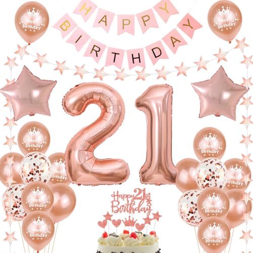 Luftballon 21. Geburtstag Roségold, Geburtstagsdeko 21 Jahr Frau, 21 Geburtstag Deko, 21. Geburtstag Dekoration, 21 jahr geburtstag Frau, Riesen Folienballon 21 Rosegold, 21. Geburtstagsdeko Luftballon 21. Geburtstag Roségold, Geburtstagsdeko 21 Jahr Frau, 21 Geburtstag Deko, 21. Geburtstag Dekoration, 21 jahr geburtstag Frau, Riesen Folienballon 21 Rosegold, 21. Geburtstagsdeko von Ohaoduo