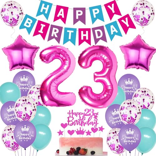 Luftballons Geburtstag 23 Rosa,Luftballon 23. Geburtstag Frau,Rosa 23 Jahre Geburtstagsdeko,Ballon 23. Geburtstag Rosa,23 Jahre Frau Party Dekoration, Rosa Tortendeko 23 Geburtstag Luftballons Geburtstag 23 Rosa,Luftballon 23. Geburtstag Frau,Rosa 23 Jahre Geburtstagsdeko,Ballon 23. Geburtstag Rosa,23 Jahre Frau Party Dekoration, Rosa Tortendeko 23 Geburtstag von Ohaoduo