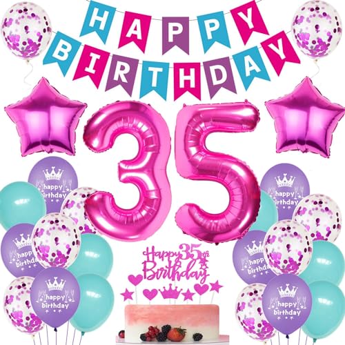 Luftballons Geburtstag 35 Rosa,Luftballon 35. Geburtstag Frau,Rosa 35 Jahre Geburtstagsdeko,Ballon 35. Geburtstag Rosa,35 Jahre Frau Party Dekoration, Rosa Tortendeko 35 Geburtstag Luftballons Geburtstag 35 Rosa,Luftballon 35. Geburtstag Frau,Rosa 35 Jahre Geburtstagsdeko,Ballon 35. Geburtstag Rosa,35 Jahre Frau Party Dekoration, Rosa Tortendeko 35 Geburtstag von Ohaoduo