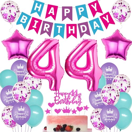 Luftballons Geburtstag 44 Rosa,Luftballon 44. Geburtstag Frau,Rosa 44 Jahre Geburtstagsdeko,Ballon 44. Geburtstag Rosa,44 Jahre Frau Party Dekoration, Rosa Tortendeko 44 Geburtstag Luftballons Geburtstag 44 Rosa,Luftballon 44. Geburtstag Frau,Rosa 44 Jahre Geburtstagsdeko,Ballon 44. Geburtstag Rosa,44 Jahre Frau Party Dekoration, Rosa Tortendeko 44 Geburtstag von Ohaoduo
