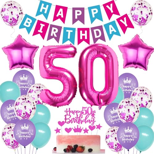Luftballons Geburtstag 50 Rosa,Luftballon 50. Geburtstag Frau,Rosa 50 Jahre Geburtstagsdeko,Ballon 50. Geburtstag Rosa,50 Jahre Frau Party Dekoration, Rosa Tortendeko 50 Geburtstag Luftballons Geburtstag 50 Rosa,Luftballon 50. Geburtstag Frau,Rosa 50 Jahre Geburtstagsdeko,Ballon 50. Geburtstag Rosa,50 Jahre Frau Party Dekoration, Rosa Tortendeko 50 Geburtstag von Ohaoduo