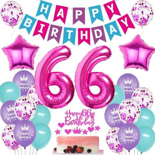 Luftballons Geburtstag 66 Rosa,Luftballon 66. Geburtstag Frau,Rosa 66 Jahre Geburtstagsdeko,Ballon 66. Geburtstag Rosa,66 Jahre Frau Party Dekoration, Rosa Tortendeko 66 Geburtstag Luftballons Geburtstag 66 Rosa,Luftballon 66. Geburtstag Frau,Rosa 66 Jahre Geburtstagsdeko,Ballon 66. Geburtstag Rosa,66 Jahre Frau Party Dekoration, Rosa Tortendeko 66 Geburtstag von Ohaoduo
