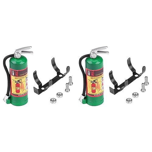 Ohewiiuk 2X RC Dekoration Metall Mini Feuerlöscher für 1/10 RC Crawler Axial SCX10 90046 TRX4 D90, Grün Ohewiiuk 2X RC Dekoration Metall Mini Feuerlöscher für 1/10 RC Crawler Axial SCX10 90046 TRX4 D90, Grün von Ohewiiuk