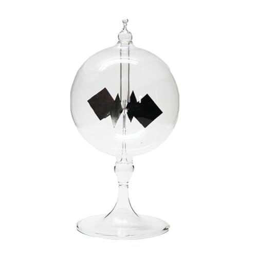 Ohewiiuk 4 Flügel Rotierende Glaswindmühle Solarbetrieben Crookes Radiometer Lichtmühle/Pädagogisches Lehrmittel B von Ohewiiuk