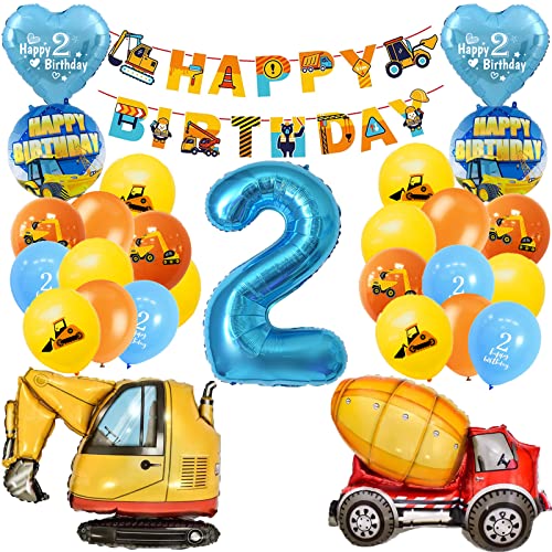 2 Jahre Bagger Geburtstag Deko Luftballon 2 Kinder Geburtstagsdeko Happy Birthday 2 jahre Junge Kindergeburtstag 2 Jahre Bagger Geburtstag Deko Luftballon 2 Kinder Geburtstagsdeko Happy Birthday 2 jahre Junge Kindergeburtstag von Ohighing