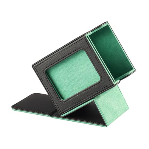 Ohulelks Kartenaufbewahrungsbox für Sammelkarten, Kartendeckbox mit Sichtfenster Kartendeckhülle Kartendeckbox Grün Ohulelks Kartenaufbewahrungsbox für Sammelkarten, Kartendeckbox mit Sichtfenster Kartendeckhülle Kartendeckbox Grün von Ohulelks