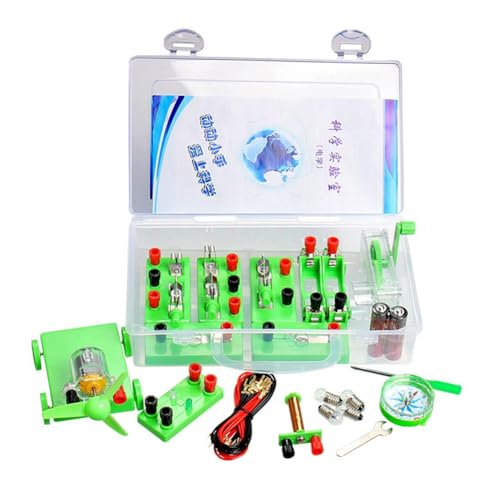 Ohulelks X37E Physik-Labore Schaltung Lernset Basis Elektrizität & Magnetismus Erkundungsset für Naturwissenschaftlichen Unterricht Ohulelks X37E Physik-Labore Schaltung Lernset Basis Elektrizität & Magnetismus Erkundungsset für Naturwissenschaftlichen Unterricht von Ohulelks