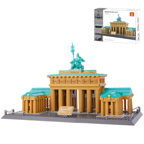 Oichy Architektur-Bauspielzeug Exquisites Brandenburger Tor-Bausteinmodell Neoklassizistische Bausteine-Sets für Kinder und Erwachsene (1551 Stück) von Oichy