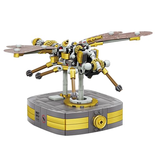 Oichy Fliegende Libelle Bausteine Set Mechanisches Tierbausteinspielzeug Kreative Technologie Insekten Klemmbausteine für Geschenke und Sammlung (418 Stück) von Oichy