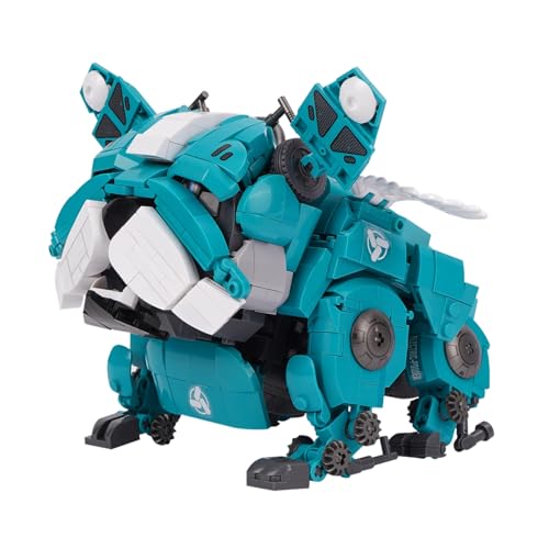 Oichy Mechanisches Bausteine Set, Bulldoggen Bauspielzeug Bewegliche Tier Bauspielzeug Geschenk für Erwachsene und Kinder (Grün) von Oichy