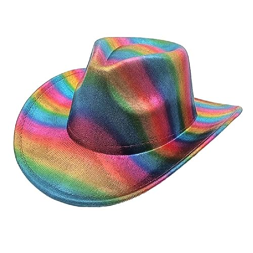 Cowboy-Traumhut für Frauen und Mädchen, Foto-Requisiten, Regenbogen, für Nachtclub, Bar, Tanz, Urlaub, Regenbogen, für Kinder von Oilmal