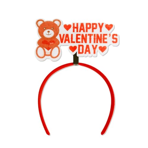 Oilmal Einzigartiges Haarband Zum Valentinstag Hübsches Kostümzubehör Kopfschmuck Für Kinder Und Mädchen Festliches Geschenk Kostümzubehör Festliches Partyzubehör von Oilmal