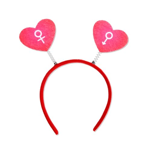 Oilmal Einzigartiges Haarband Zum Valentinstag Hübsches Kostümzubehör Kopfschmuck Für Kinder Und Mädchen Festliches Geschenk Kostümzubehör Festliches Partyzubehör von Oilmal