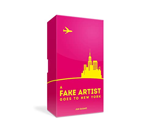 Oink Games "A Fake Artist Goes to New York • Become An Artist • Fun Party Game • Colouring Christmas Games for Adults & Kids • 8 Year Olds + von Oink Games