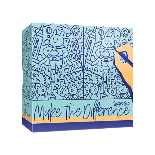 Oink Games | Make The Difference | Kreatives und schnelles Spiel der Unterschiede | Familienbeobachtungsspiel | 2 bis 5 Spieler | ab 6 Jahren Oink Games | Make The Difference | Kreatives und schnelles Spiel der Unterschiede | Familienbeobachtungsspiel | 2 bis 5 Spieler | ab 6 Jahren von Oink Games