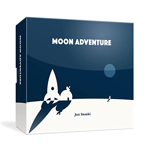 Oink Games Moon Adventure Abenteuer-Spiel • Brettspiel für 2-5 Spieler • Ideal für unterwegs • Gesellschaftsspiel (Deutsch) von Oink Games