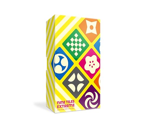 Oink Games Nine Tiles Extreme Familienspiel • Dynamisches Puzzle-Spiel • Brettspiel für 2-4 Spieler • Gesellschaftsspiel für Spieleabend • Denkspiel ab 6 Jahren (Deutsch) von Oink Games
