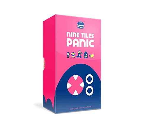 Oink Games Nine Tiles Panic • Das Gesellschaftsspiel aus Japan • Brettspiel für Erwachsene & Kinder ab 7 Jahren • Puzzle-Spiel (Deutsch) von Oink Games