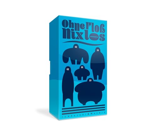 Oink Games Ohne Floß Nix Los • Kreatives Strategiespiel für Familie & Freunde • Balance Spiel & Geschicklichkeitsspiel • Für 1-6 Spieler • Gesellschaftsspiel • Ab 7 Jahren (Deutsch) von Oink Games