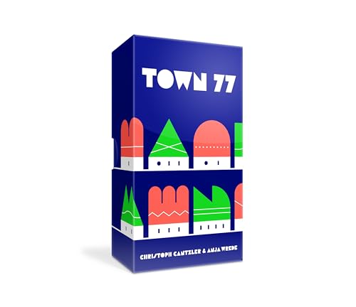 Oink Games Town 77 Tactics Game • Property Development Strategy Game • Tactical Boardgame • Smart Puzzle Game for Adults & Kids • 9 Year Olds + (English Version) von Oink Games