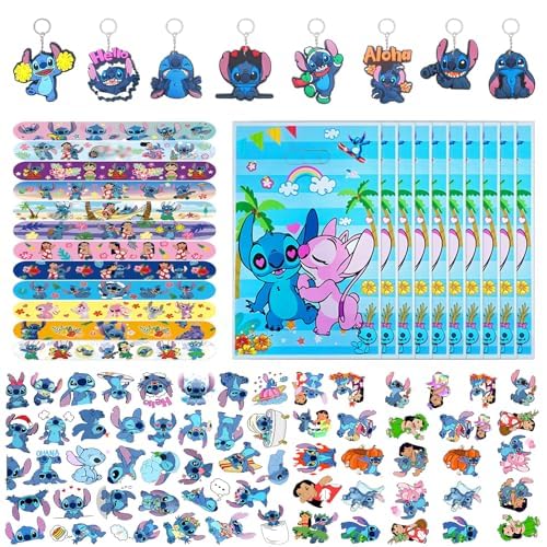 Kindergeburtstag Mitgebsel Set, 80pcs Kinder Geburtstag Mitbringsel Gastgeschenke mit Geschenktüten Schnapparmband Schlüsselanhänger Aufkleber, Party Kleine Geschenke Give Aways Jungen Mädchen Kindergeburtstag Mitgebsel Set, 80pcs Kinder Geburtstag Mitbringsel Gastgeschenke mit Geschenktüten Schnapparmband Schlüsselanhänger Aufkleber, Party Kleine Geschenke Give Aways Jungen Mädchen von Oirigaga