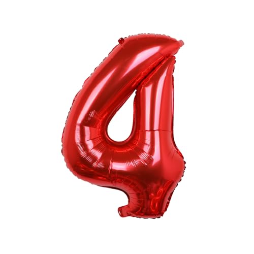 Oirigaga Spiderman Geburtstagsdeko Luftballons Set, Geburtstag Ballons für 4 Jahre Jungen, Kindergeburtstag Party Deko Helium Balloons, Cartoon Anime Spidey Folienballons mit Happy Birthday Banner von Oirigaga