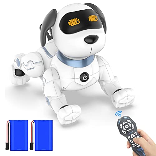 okk Roboter Hund Kinder Ferngesteuerter Spielzeug, RC-Stunthund-Roboterspielzeug mit Singen, Tanzen, Sprechen, Interaktives und Intelligentes Roboterspielzeug Geschenk für Weihnachten Geburtstag okk Roboter Hund Kinder Ferngesteuerter Spielzeug, RC-Stunthund-Roboterspielzeug mit Singen, Tanzen, Sprechen, Interaktives und Intelligentes Roboterspielzeug Geschenk für Weihnachten Geburtstag von okk