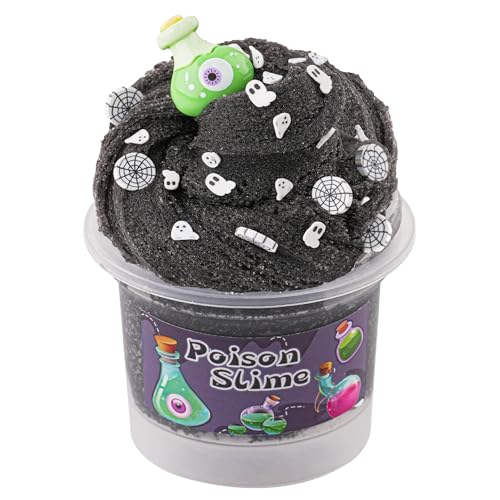 Schwarzer Cloud Slime, Schleim-Partygeschenke für Mädchen und Jungen im Alter von 8–12 Jahren, Sensorisches Schleim Spielzeug, Weihnachts-, Geburtstags- und Hallowmas-Geschenk für Kinder Schwarzer Cloud Slime, Schleim-Partygeschenke für Mädchen und Jungen im Alter von 8–12 Jahren, Sensorisches Schleim Spielzeug, Weihnachts-, Geburtstags- und Hallowmas-Geschenk für Kinder von Okaybee