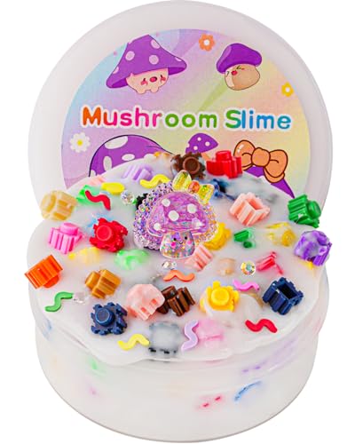 Pilz Regenbogen Block Bead Slime, Clear Slime für Kinder, Schleim-Party Geschenke, Sensorisches Schleim Spielzeug, Ostern, Halloween, Weihnachten, Geschenk für Mädchen und Jungen Pilz Regenbogen Block Bead Slime, Clear Slime für Kinder, Schleim-Party Geschenke, Sensorisches Schleim Spielzeug, Ostern, Halloween, Weihnachten, Geschenk für Mädchen und Jungen von Okaybee