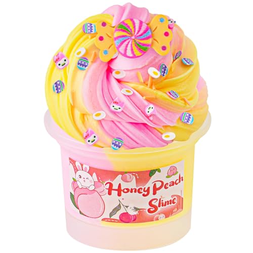 Pink & Yellow Dual Color Butter Slime 100mL von Okaybee