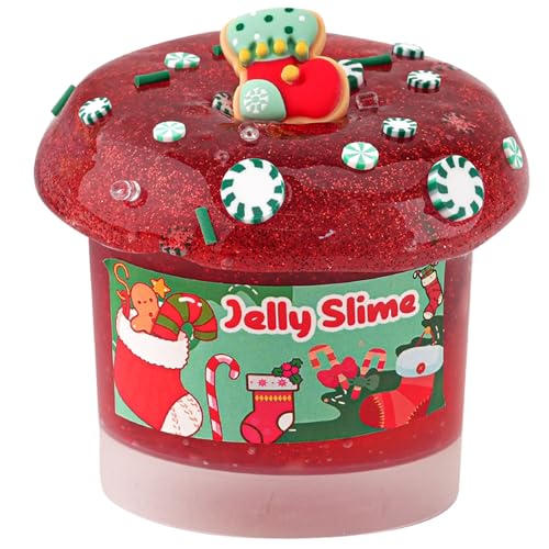 Roter Glitter Crystal Slime, Nicht Klebriger Schleim für Kinder, Slime Sensor Spielzeug, Geburtstagsgeschenk für Mädchen und Jungen im Alter von 8–12 Jahren Roter Glitter Crystal Slime, Nicht Klebriger Schleim für Kinder, Slime Sensor Spielzeug, Geburtstagsgeschenk für Mädchen und Jungen im Alter von 8–12 Jahren von Okaybee