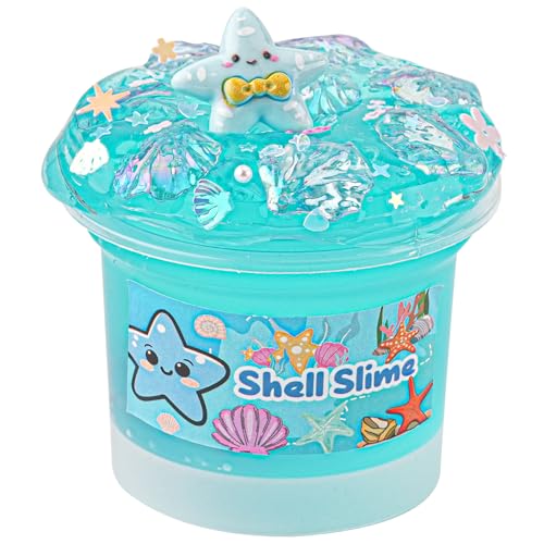 Shell Blauer Clear Slime, Crunchy Schleim für Kinder, Slime-Partygeschenke für Mädchen und Jungen im Alter von 8–12 Jahren, Sensorisches Schleim Spielzeug, Weihnachts und Hallowmas Geschenk Shell Blauer Clear Slime, Crunchy Schleim für Kinder, Slime-Partygeschenke für Mädchen und Jungen im Alter von 8–12 Jahren, Sensorisches Schleim Spielzeug, Weihnachts und Hallowmas Geschenk von Okaybee