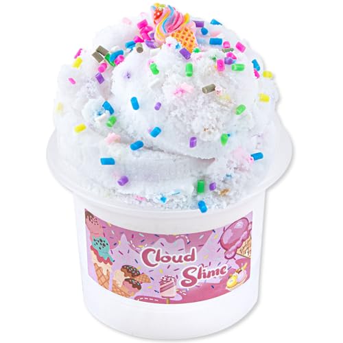 Okaybee Ice Cream Cloud Slime, Schleim-Partygeschenke für Mädchen und Jungen im Alter von 8–12 Jahren, Sensorisches Schleim Spielzeug, Weihnachts-, Geburtstags- und Hallowmas-Geschenk für Kinder von Okaybee