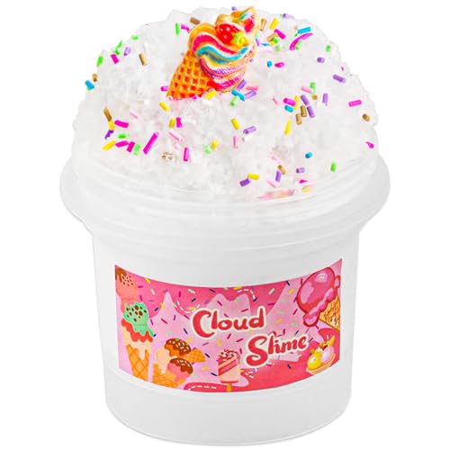 Okaybee Ice Cream Cloud Slime, Schleim-Partygeschenke für Mädchen und Jungen im Alter von 8–12 Jahren, Sensorisches Schleim Spielzeug, Weihnachts-, Geburtstags- und Hallowmas-Geschenk für Kinder von Okaybee