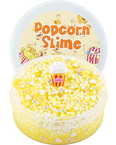 Okaybee Crystal Slime, Yellow Popcorn Foam Nicht klebriger Schleim, Slime-Partygeschenke für Kinder, Schleim Sensor Spielzeug, Mädchen und Jungen im Alter von 8–12 Jahren Okaybee Crystal Slime, Yellow Popcorn Foam Nicht klebriger Schleim, Slime-Partygeschenke für Kinder, Schleim Sensor Spielzeug, Mädchen und Jungen im Alter von 8–12 Jahren von Okaybee