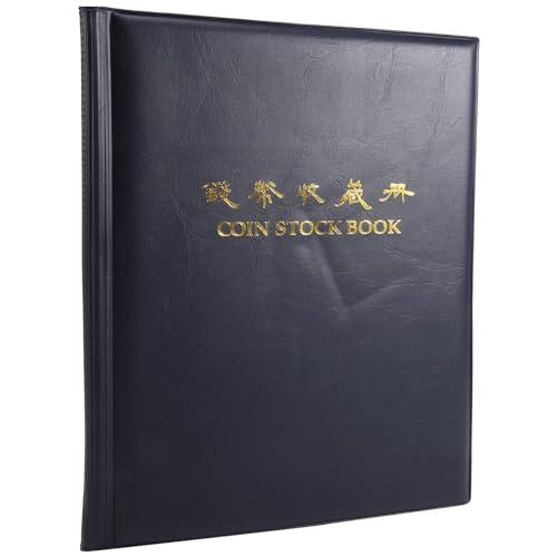 Okeeyseda PCCB Hohe QualitäT Put 200 StüCk MüNzen Album für Fit MüNz Halter Professionelles MüNz Sammel Buch (Farbe ZufäLlig) von Okeeyseda