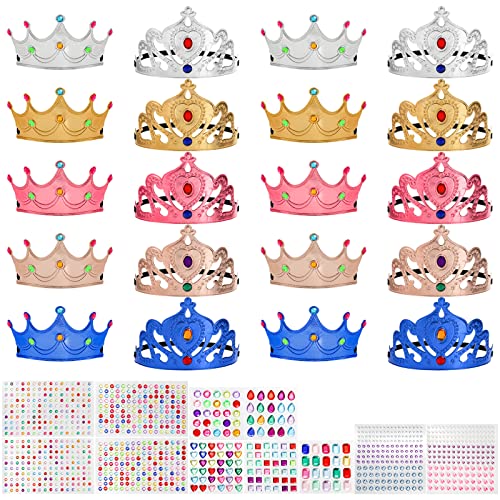 Okllen 31 Stück Schaumstoff Prinzessin Diademe und Kronen Set für Kinder, Machen Sie Ihre Eigenen Diademe und Kronen mit Diamant Aufkleber für Kinderpartyzubehör Okllen 31 Stück Schaumstoff Prinzessin Diademe und Kronen Set für Kinder, Machen Sie Ihre Eigenen Diademe und Kronen mit Diamant Aufkleber für Kinderpartyzubehör von Okllen