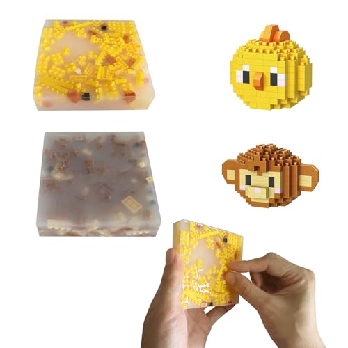 2 Packungen Bausteine, Picking-Pad, Haut-Picking, Fidget-Spielzeug für Dermatillomanie, Haarziehen, Silikon-Pad für Angstzustände und Erwachsene 2 Packungen Bausteine, Picking-Pad, Haut-Picking, Fidget-Spielzeug für Dermatillomanie, Haarziehen, Silikon-Pad für Angstzustände und Erwachsene von Okueejur