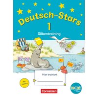 Deutsch-Stars - BOOKii-Ausgabe - 1. Schuljahr. Silbentraining. von Oldenbourg Schulbuchverlag