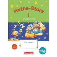 Mathe-Stars - Grundwissen - BOOKii-Ausgabe - 1. Schuljahr. Grundwissen. Übungsheft mit Lösungen von Oldenbourg Schulbuchverlag