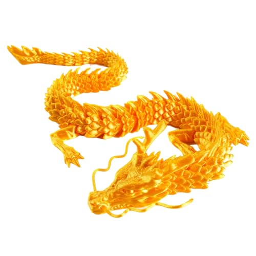 3D Gedruckter Drache, beweglicher Drache, realistische bewegliche Drachen-Modell-Figuren, Dragons Spielzeug, für Auto-Dekoration und Ornament-Figuren von Oldmoom
