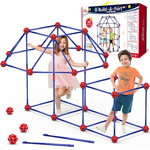 OleFun Fort Building Kit for Kids 4,5,6,7,8+Year Old Boys & Girls, 140 pcs, Creative STEM Building Toys for DIY Castles, Tunnels, Play Tent, Ideal Gift for Aged 5-8 OleFun Fort Building Kit for Kids 4,5,6,7,8+Year Old Boys & Girls, 140 pcs, Creative STEM Building Toys for DIY Castles, Tunnels, Play Tent, Ideal Gift for Aged 5-8 von OleFun