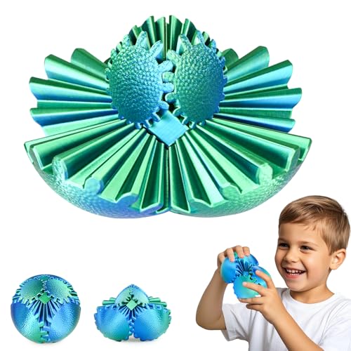 Olee Odee - Gear Ball Fidget Toy - Industriell - Weihnachtsgrün - Ø 6 cm - 6+ von Olee Odee