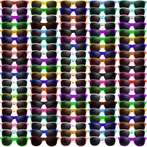Neon-Sonnenbrillen-Set im 80er-Jahre-Retro-Stil, perfekt für Geburtstagspartys, Strand, Pool, Partyzubehör, Geschenktüten für Kinder und Erwachsene, 120 Stück, 20 Stück Neon-Sonnenbrillen-Set im 80er-Jahre-Retro-Stil, perfekt für Geburtstagspartys, Strand, Pool, Partyzubehör, Geschenktüten für Kinder und Erwachsene, 120 Stück, 20 Stück von Oleitodh