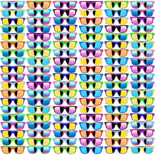 Oleitodh 128 Stück Kinder-Sonnenbrillen, Partygeschenke, Neon-Sonnenbrillen, Kinder-Sonnenbrillen für Jungen und Mädchen, Brillen-Set für Geschenktüten, Sommer, Strand, Pool, Geburtstag, Partyzubehör Oleitodh 128 Stück Kinder-Sonnenbrillen, Partygeschenke, Neon-Sonnenbrillen, Kinder-Sonnenbrillen für Jungen und Mädchen, Brillen-Set für Geschenktüten, Sommer, Strand, Pool, Geburtstag, Partyzubehör von Oleitodh